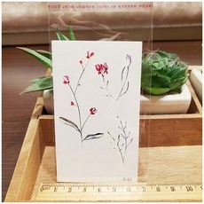 花系列S-22 K38【WAWA TATTOO】男女防水紋身貼紙刺青貼紙, 1個