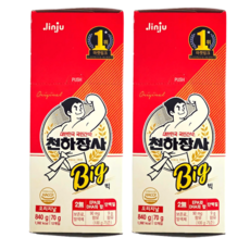 진주 천하장사 오리지날 소세지 빅(70gxI2개입)x2개, 840g, 2개