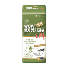 와우 일자형 기저귀 대형 100매 강아지 배변 위생, 100개입, 1개