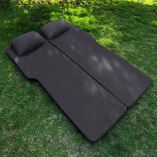 차박매트 메모리폼 트렁크 및 뒷자석용 사계절용 캠핑 여행용 방수 패드, 그레이 싱글 매트리스, 단일 사이즈