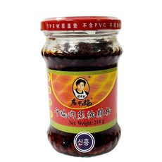 [신흥중국식품] 로우깐마 노깐마 깐벤러우스 유라죠우 (돼지고기) 중국반찬 고추기름 양념장, 210g, 5개