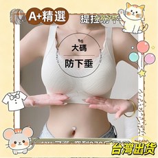 A+精選 大尺碼無痕無鋼圈內衣 M-6XL BCDE杯 顯小 立體聚攏 防下垂 收副乳