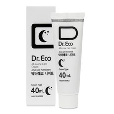 동일제약 닥터에코나이트 센텔라크림 항문건조 가려움 전용크림 / 스테로이드 무첨가 / 병풀성분+유황크림 항문보습 연고타입 건조함 따가움 사타구니 아누스크림 남자 여성, 1개, 40ml 1개, 40ml