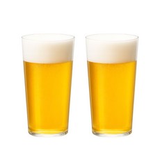 (2개 세트) 도요사사키 우스하리 얇은 맥주잔, 2개