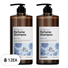 올데이 데오르 퍼퓸 샴푸 베이비파우더, 12개, 1L
