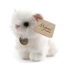 MIYONI 미요니 화이트캣 봉제인형 15cm, 1, 1개