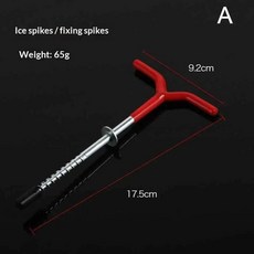 8인치 텐트 스테이크용 나사 새로운 앵커 나사 헤비듀티 나사 야외 캠핑 텐트 스테이크 나사 헤비듀티, 01 8-Black, 1개