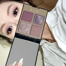 暮光盤紫色玫瑰豆沙珠光細閃眼影盤，秀場01限定，打造迷人深邃眼妝, 1個, 秀場限定01-平替fa03