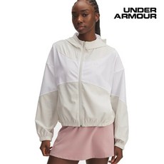 언더아머 여성 U 라이벌 우븐 바람막이 방풍자켓 6004849-110