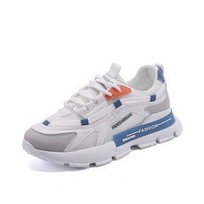 YAPOGI아빠 신발녀 2022 여름 인스타그램 학생, 38, 흰 남색, 1개