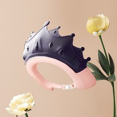 寶寶洗頭帽 洗頭神器 護眼護耳 洗髮帽 洗頭帽 寶寶洗頭 洗澡帽 嬰兒洗頭 兒童洗頭 兒童洗頭帽, 皇冠款(藍色), 1個