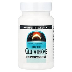 Source Naturals 환원형 글루타치온 60정 Naturals (소스 내추럴스), 1개