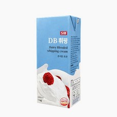 선인 DB휘핑크림 (하늘색팩) 냉장 아이스박스포함, 1개, 1L