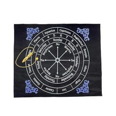 TREE MAISON CORONATING HOMES 황동 매트 | 점술 및 에너지 작업을 위한 제단 타로 독서 패드 | 보드 매트 | (황동 포함)