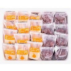 제주 블루탐 오메기떡 혼합2종 (오메기12+귤12) 개별포장, 24개, 60g