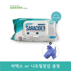 사라사이드 와입스 병원용 환경소독티슈 살균티슈 / 80매입, 1개
