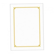 우진 로얄 금박상장용지 100매 G1 A4 160g (1개입) 79000EA 1EA, 팩 1개입