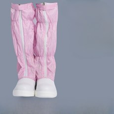 제전화 클린룸 작업화 정전기방지 하이탑, 핑크