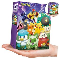 포켓몬 150pcs 직소 퍼즐 어드벤처 2P 그림 맞추기 애니메이션그림퍼즐