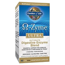 Garden of Life Omega-Zyme Ultra 素食膠囊, 90粒, 1個, 2kg
