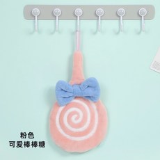 卡通水豚造型兒童擦手巾 柔軟吸水 附掛繩