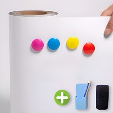 버쉬코리아 붙이는 자석 화이트보드 칠판