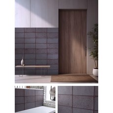 국내산 접착식 데코타일 주방 붙이는 벽지 시트지 벽 타일 폼블럭 붙이는 템바보드 욕실 타일시트지 38*54 (10장), 벽돌 그레이레드