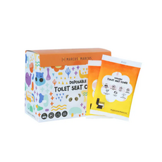 MARCUS&MARCUS 可愛動物圖案一次性馬桶墊 獨立包裝 方便攜帶, 動物, 20個