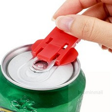 HM 이지 캔오프너 캔마개 따개 손보호캔오프너 캔깡통따개 음료수 뚜껑오픈, 그린,블루,오렌지,레드,바이올렛,옐로우, 1개