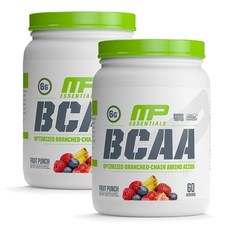 Muscle Pharm 머슬팜 MP 이센셜 BCAA 후르트 펀치 파우더 516g, 2개