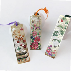 고급 금장 한국 전통 문양 책갈피 15종 외국인 친구 선물 기념품 답례품 북클립, 06.왕용포, 06.왕용포, 1개