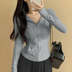 【Helena】涼感連帽外套：薄款透氣修身顯瘦抗UV外套女