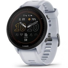 Garmin 가민 Forerunner 955 러닝 워치 솔라 충전 호환 모델 (Dual Power) / Non-호환 Android/iOS Genuine 일본 Product 그외, Whitestone - Solar, Solar_Smartwatch, 1개, Garmin 화이트스톤 - 솔라