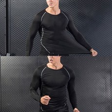 마켓다인A 긴팔이너웨어 트레이닝복 쫄쫄이 쫄티 헬스복 스포츠웨어