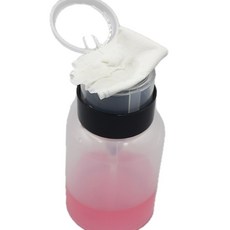 네일리무버 펌프형 화장솜 디스펜서 아세톤 푸쉬 용기 똑템, 1개, 200ml