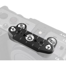 카메라 확장 상단판 퀵 릴리즈 NATO 레일 포함 소니 FX3FX30용 스프링 로드 위치 고정 핀 CNC 알루미늄 합금