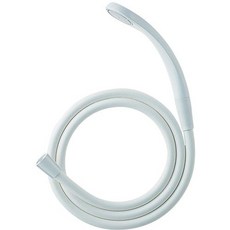 SANEI 저수압용 샤워 세트 절수율 25% 기세 업 화이트 길이 1.6 m 어댑터 5개 부착 PS321B-CTA-MW2, 1개