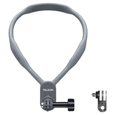 TELESIN 運動相機磁吸項圈支架 第一人稱視角掛脖支架 適用GoPro, 1個, 原廠標配, 原廠標配