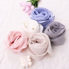 [앙상블] 국산 린넨 무지 롱 스카프-dys 머플러 여름