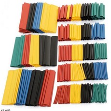 열수축튜브 열수축밴드 수축튜브 전선피복 방수 배선연결 단선방지 전선솔더 슬리브 튜브 164P, 1세트