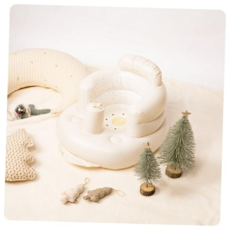 아가드 목받침 휴대용 아기 소프트 의자 1입 bri*4470Hc, 크림스프링