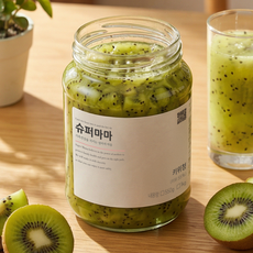 슈퍼마마 병 550g 단품 수제청 과일청 홈카페 매장용, 1개, 키위청