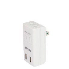 KINYO UR-0567 2USB+2插座 分接插座 台灣製造 15A 1650W, 1個