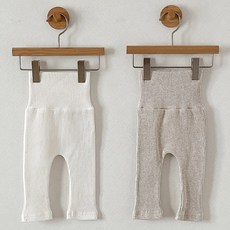 아이스토리키즈 베베 골지 배앓이방지 레깅스 2P 국내산 유아바지 데일리