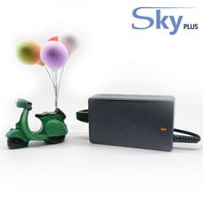 대한민국 SKYPLUS 어댑터 [전원코드포함] 유니텍 UT-M8300 발마사지기 호환, 블랙, 1개