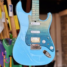 T's Guitars Sera Flame PG 電吉他 Ocean Denim, Sera Flame Ocean, 1個, .