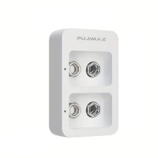 PUJIMAX 2슬롯 스마트 고속 배터리 충전기 LED 표시등 포함 9V Ni-MH/Ni-Cd/Li-ion 충전식 USB 케이블, 01 9V 전압, 01 2 Slots