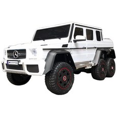 賓士 G63 AMG 六輪兒童電動車, 白