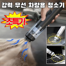 3in1 차량용 무선 청소기 가정용 차량용 겸용 무선 청소기 진공/분사/흡기, 블랙