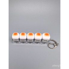 1+4고품질신상피젯키보드버튼스트레스토이 시뮬레이션빵피규어키링, 5개, 5키 롱바 브레드
